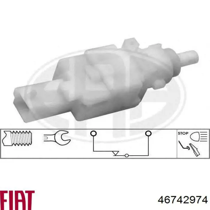 Купити 46742974 Fiat/Alfa/Lancia Датчик педалі гальма