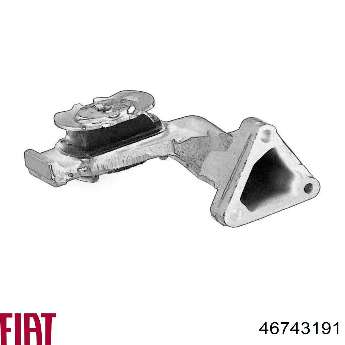 46743191 Fiat/Alfa/Lancia Права подушка мотора