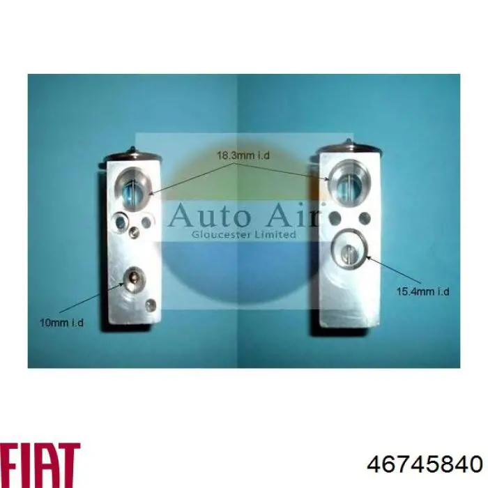 Конденсатор кондиціонера Fiat/Alfa/Lancia 46745840 ціна, від 109.05 USD