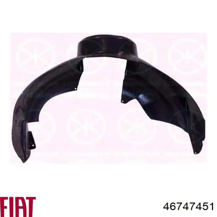 Підкрилок передній правий 46747451 Fiat/Alfa/Lancia