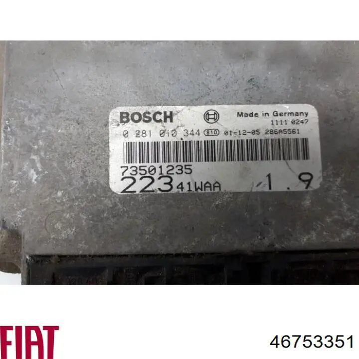 Електронний блок керування двигуном 46753351 Bosch