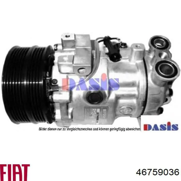 Компресор системи кондиціювання Fiat/Alfa/Lancia 46759036 ціна, від 101.35 USD