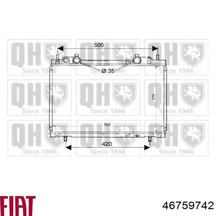 Радіатор основний Polcar 3018086 ціна, від 113.98 USD