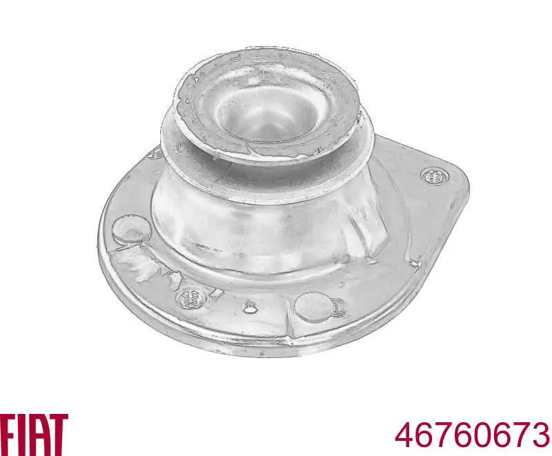 Купити 46760673 Fiat/Alfa/Lancia Опора амортизатора переднього правого