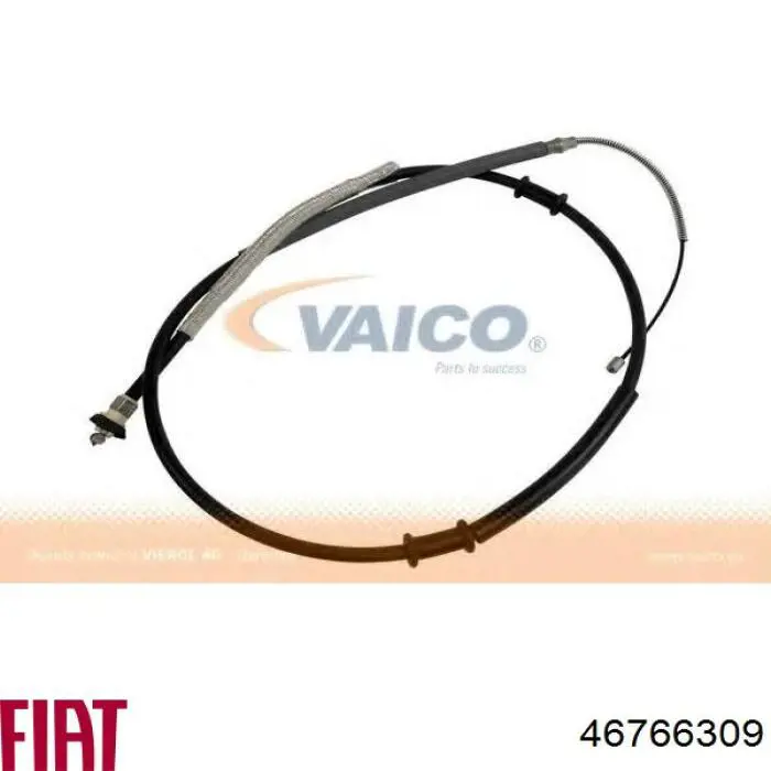 Купити 46766309 Fiat/Alfa/Lancia Трос ручного гальма задній, лівий