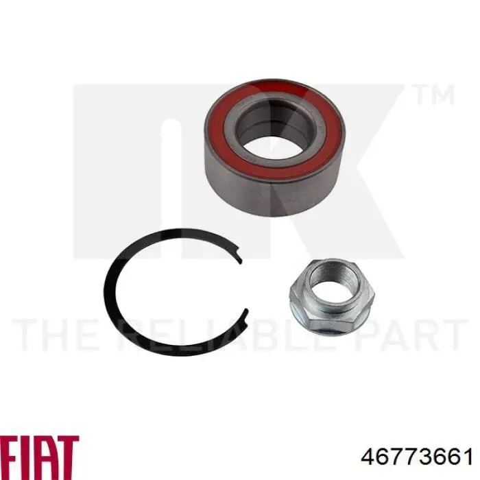 Комплект підшипник маточини передньої Fiat/Alfa/Lancia 46773661 ціна, від 15.96 USD