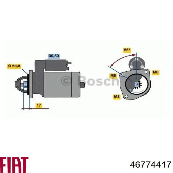 Купити 46774417 Fiat/Alfa/Lancia Стартер