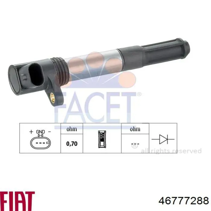 Котушка Fiat/Alfa/Lancia 46777288