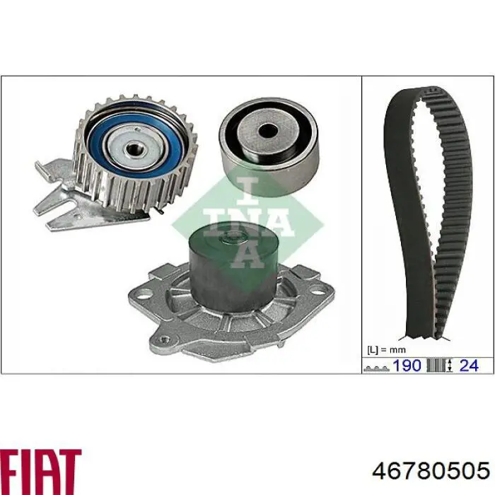 Купити 46780505 Fiat/Alfa/Lancia Ремінь газорозподільного механізму