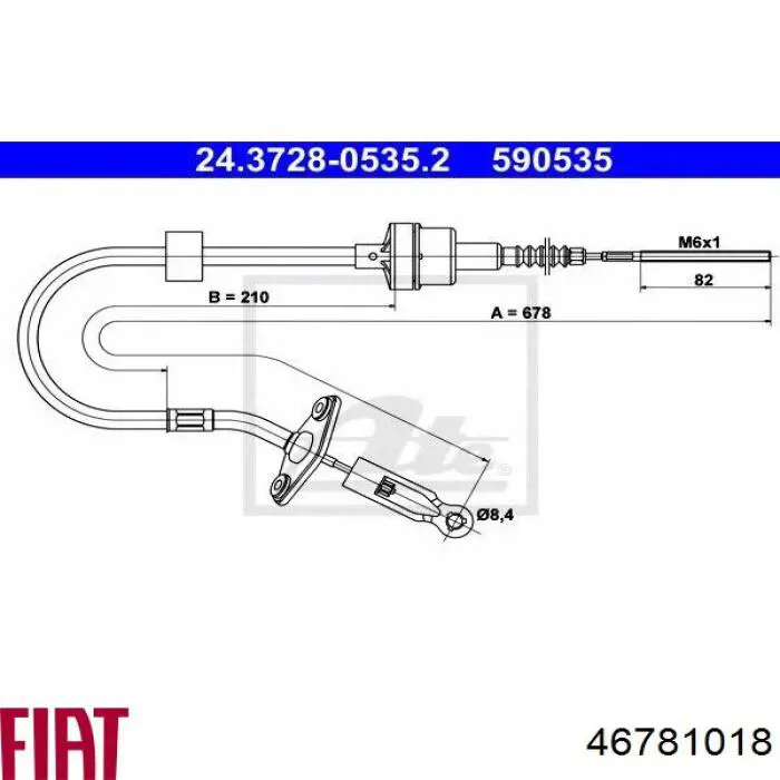 46781018 Fiat/Alfa/Lancia