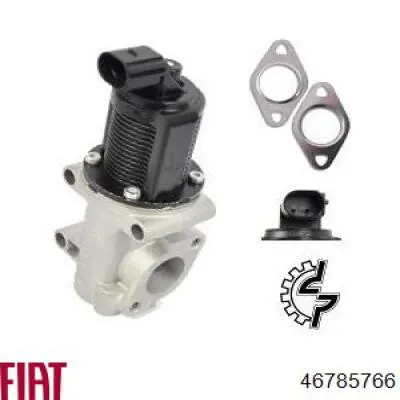 Клапан EGR Fiat/Alfa/Lancia 46785766 ціна, від 56.50 USD