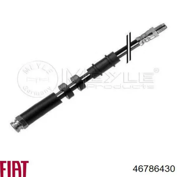 46786430 Fiat/Alfa/Lancia Гнучка гальмівна трубка передня