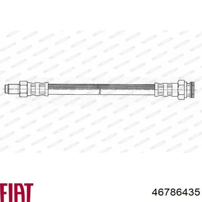 Купити 46786435 Fiat/Alfa/Lancia Шланг гальмівний задній