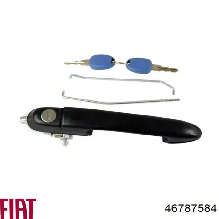 Ручка передньої двері зовнішня ліва Fiat/Alfa/Lancia 7791791 ціна, від 15.41 USD