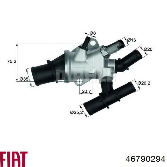 Корпус термостата 352317002940 Magneti Marelli