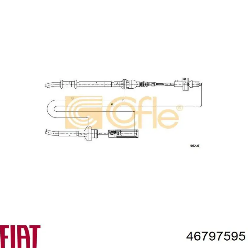 Купити 46797595 Fiat/Alfa/Lancia Трос зчеплення