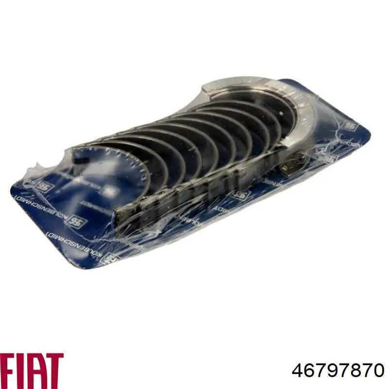 Вкладиші коленвала, корінні, комплект, стандарт (STD) Fiat/Alfa/Lancia 46797870 ціна, від 35.98 USD