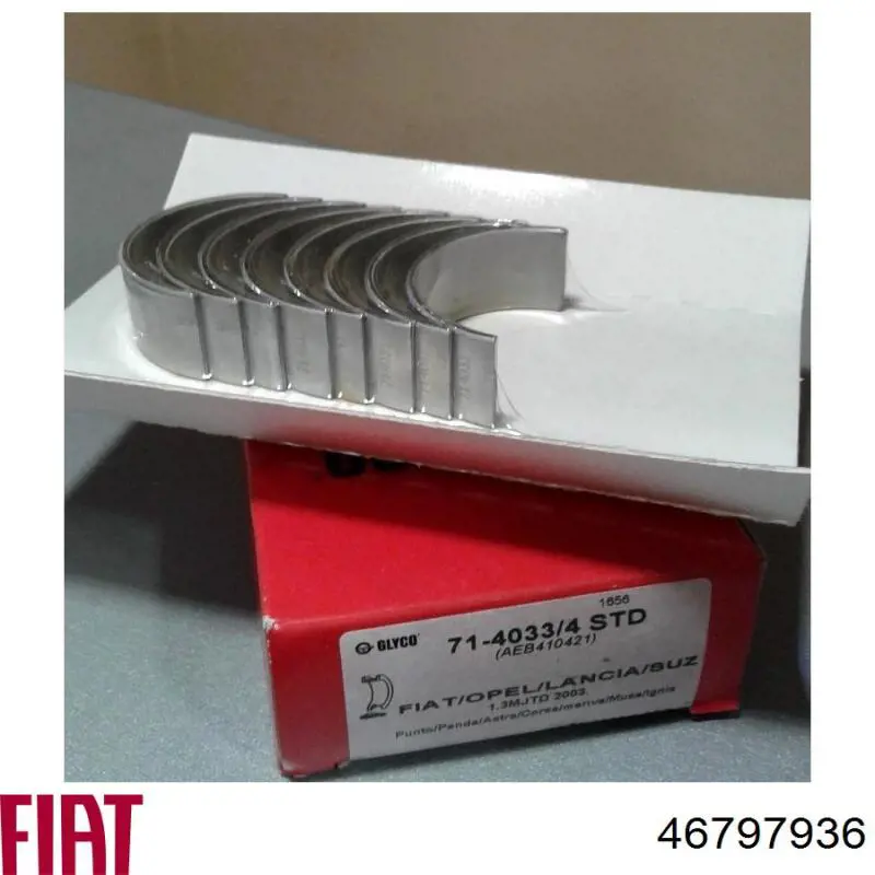 Купити 46797936 Fiat/Alfa/Lancia Вкладиші коленвала шатунні