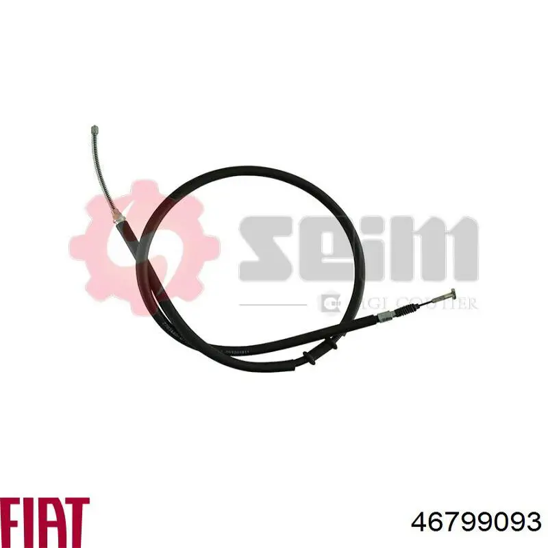 Трос ручного гальма задній, правий/лівий Fiat/Alfa/Lancia 46799093 ціна, від 8.32 USD