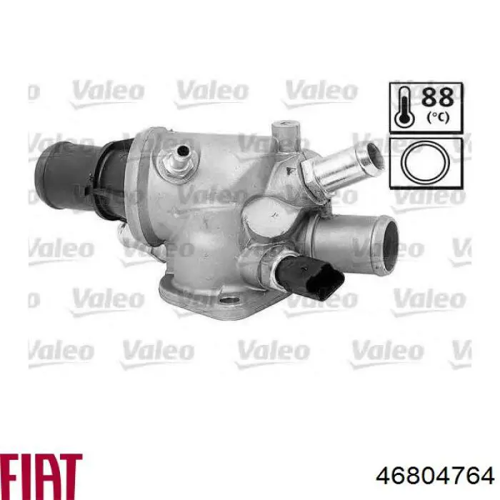 Купити 46804764 Fiat/Alfa/Lancia Корпус термостата