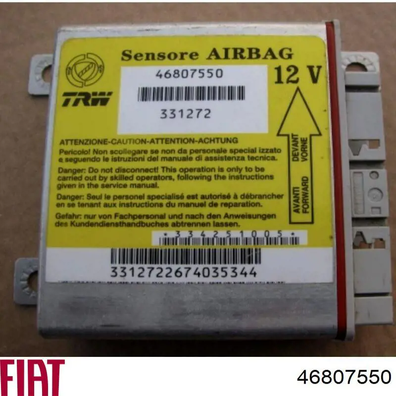 46807550 Fiat/Alfa/Lancia Модуль-процесор управління подушки безпеки