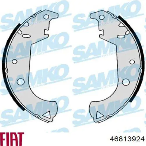 Купити 46813924 Fiat/Alfa/Lancia Колодки гальмові задні, барабанні