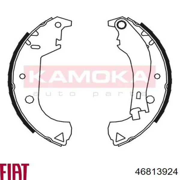 Колодки гальмові задні, барабанні Fiat/Alfa/Lancia 46813924 ціна, від 18.11 USD