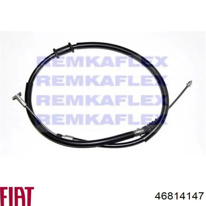 Купити 46814147 Fiat/Alfa/Lancia Трос ручного гальма задній, лівий
