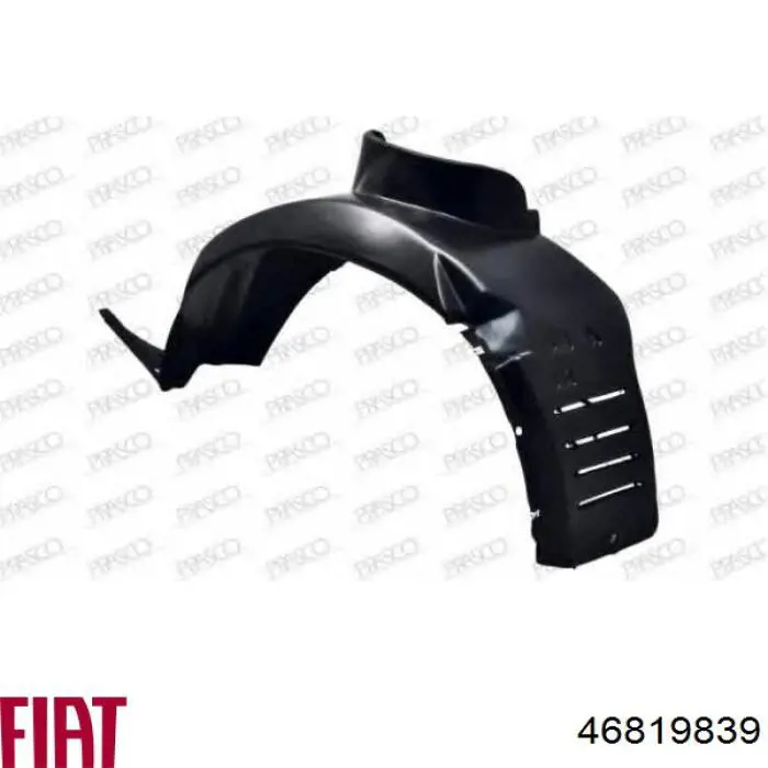 Подкрильнікі переднього крила, правий Fiat/Alfa/Lancia 46819839 ціна, від 11.85 USD