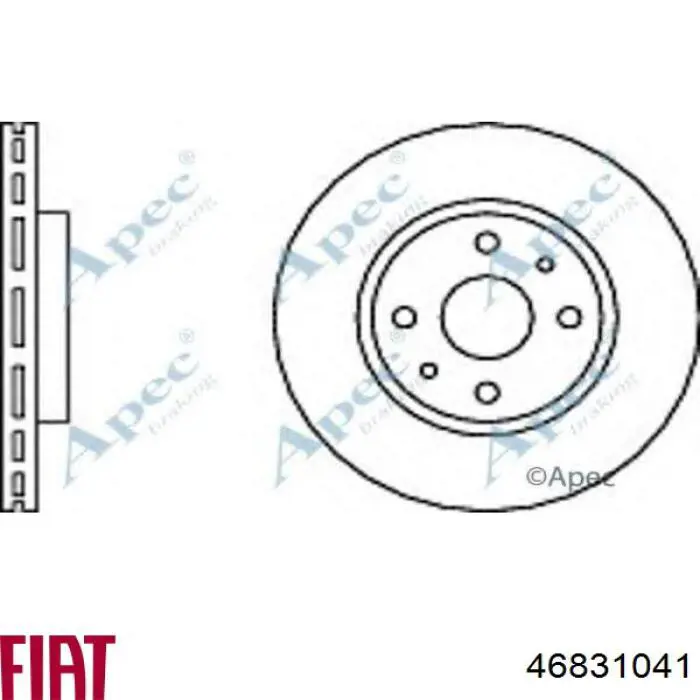 Купити 46831041 Fiat/Alfa/Lancia Ротор гальмівний