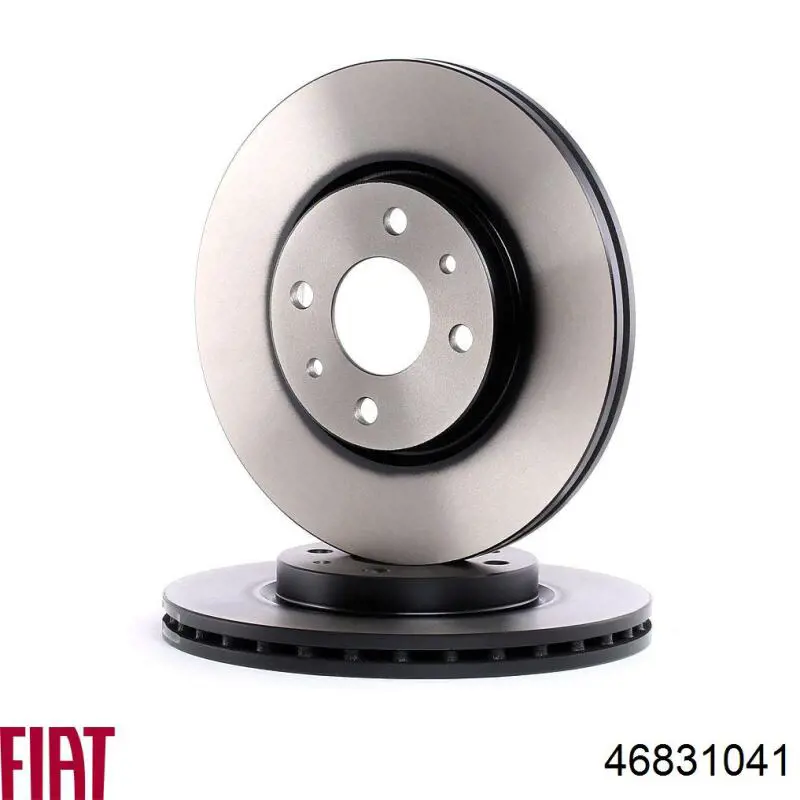 Диск переднього гальма Fiat/Alfa/Lancia 46831041 ціна, від 27.57 USD