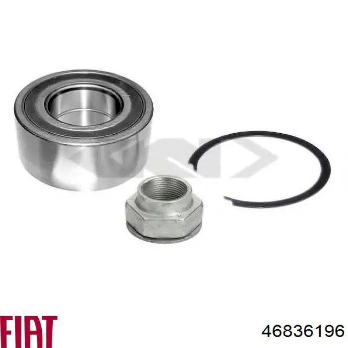 Комплект підшипник маточини передньої Fiat/Alfa/Lancia 46836196 ціна, від 21.71 USD