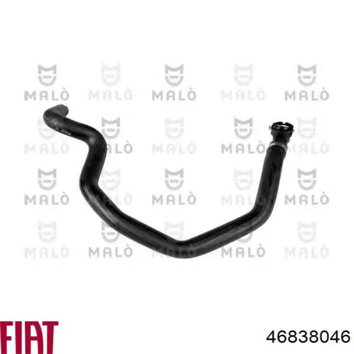 Купити 46838046 Fiat/Alfa/Lancia Шланг/патрубок радіатора охолодження, нижній