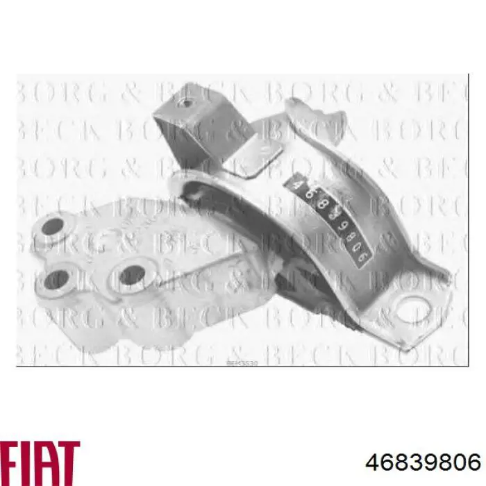 Купити 46839806 Fiat/Alfa/Lancia Подушка (опора) двигуна, права