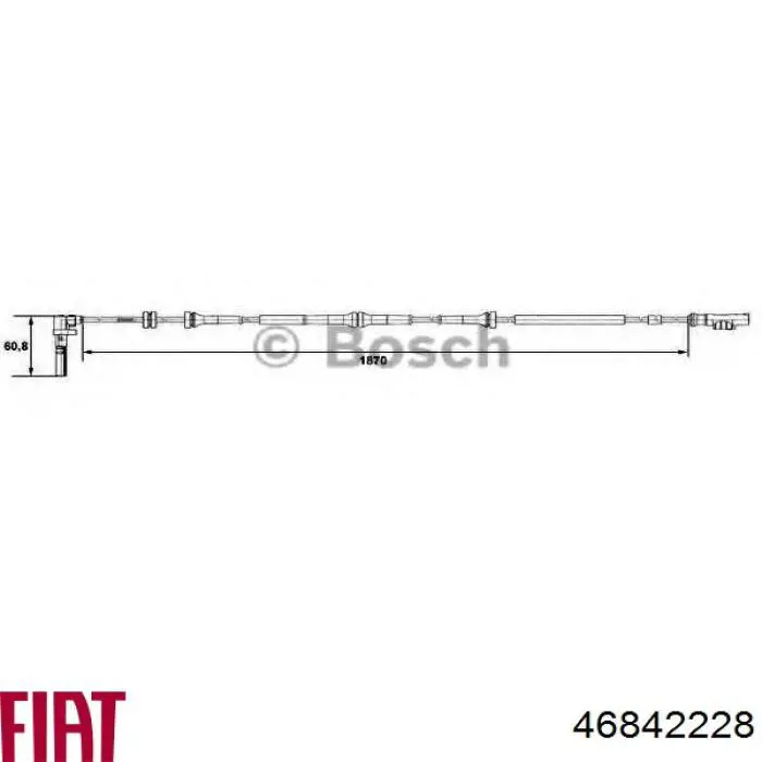 Купити 46842228 Fiat/Alfa/Lancia Сенсор АБС