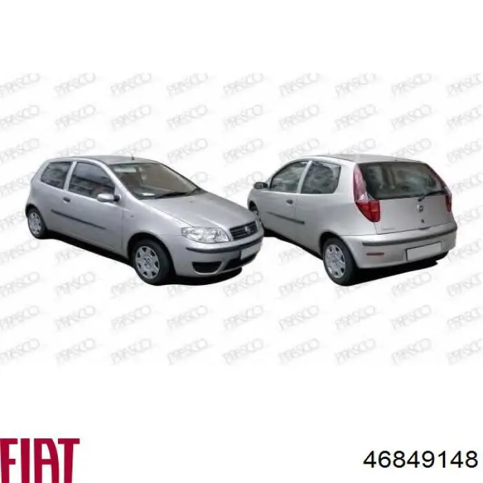 46849148 Fiat/Alfa/Lancia Дифузор радіатора охолодження, в зборі з мотором і крильчаткою