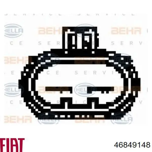 Дифузор радіатора охолодження, в зборі з двигуном і крильчаткою Fiat/Alfa/Lancia 46849148 ціна, від 29.89 USD