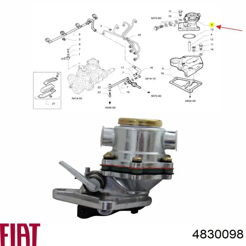 ORK4764289 GP Паливний насос ручної підкачки