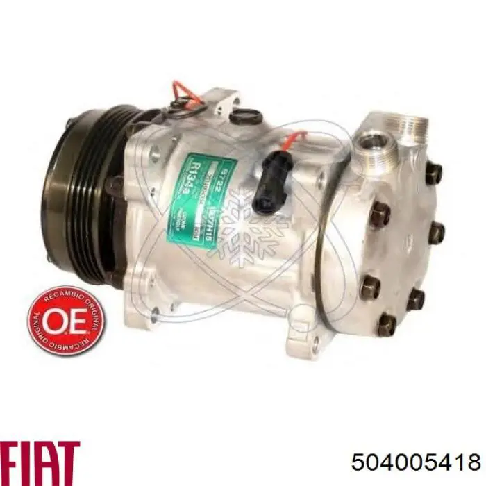 Компресор системи кондиціювання Fiat/Alfa/Lancia 504005418 ціна, від 157.22 USD