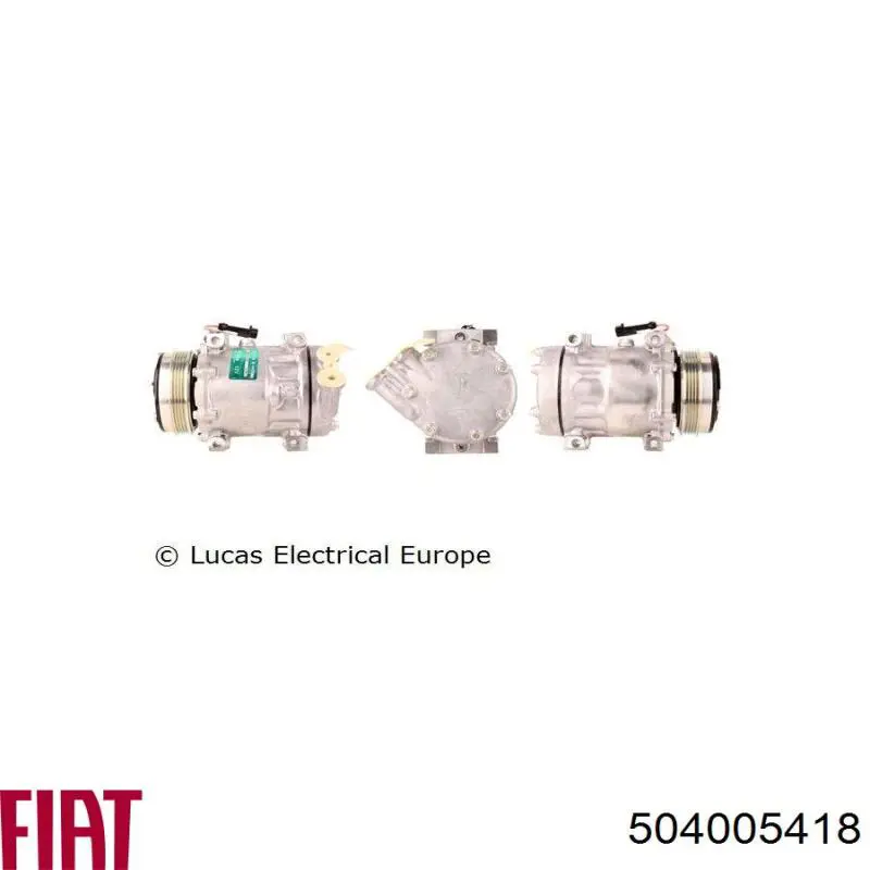 Купити 504005418 Fiat/Alfa/Lancia Компресор кліматичної установки