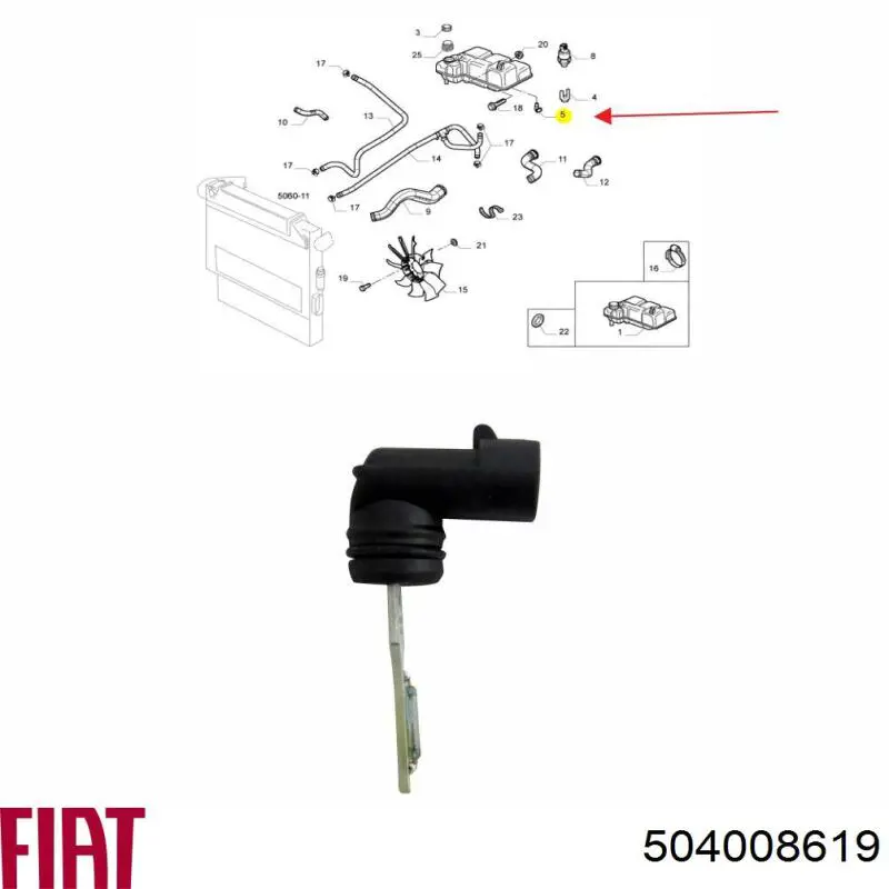 ORK504008619 GP Датчик рівня охолоджуючої рідини