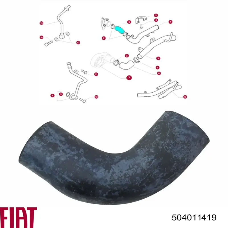 Шланги системи охолодження Thermotec DCP022TT