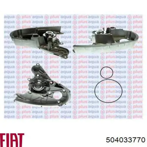 Помпа охолодження Fiat/Alfa/Lancia 504033770 ціна, від 70.57 USD