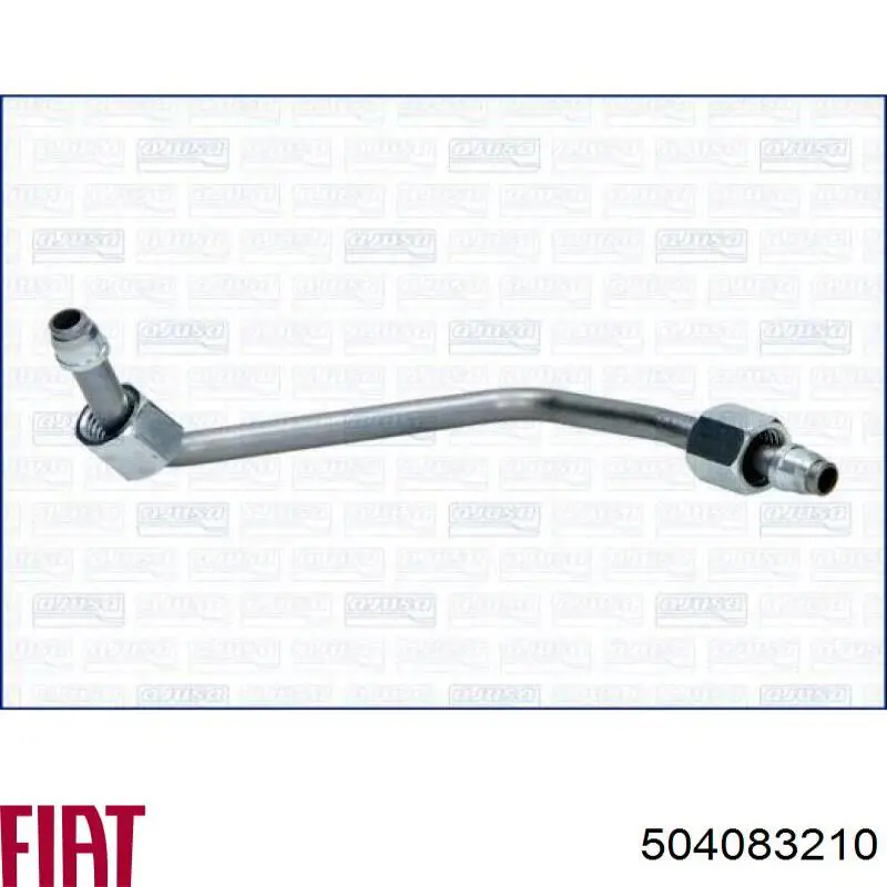 504083210 Fiat/Alfa/Lancia Трубка/шланг подачі масла до турбіни
