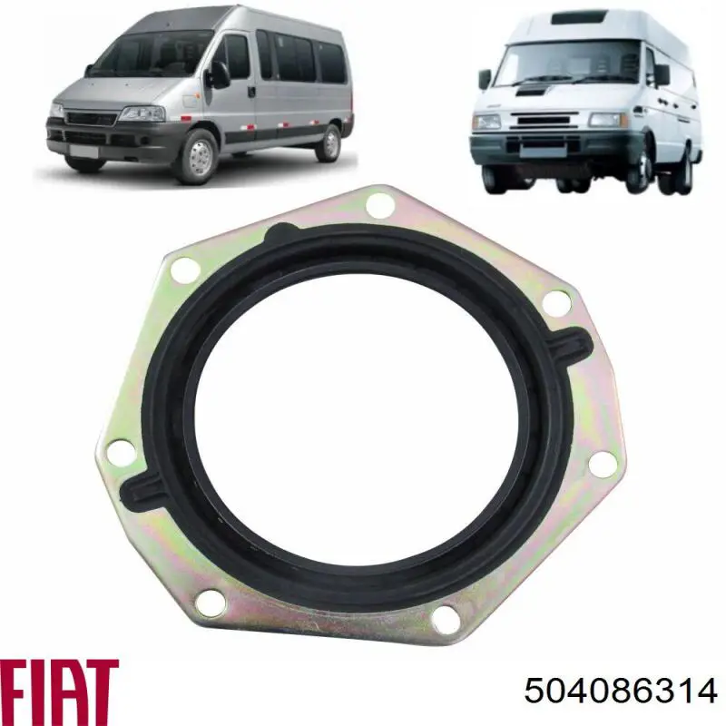 Сальник колінвала двигуна, задній Hanswerk HW140442 ціна, від 26.32 USD