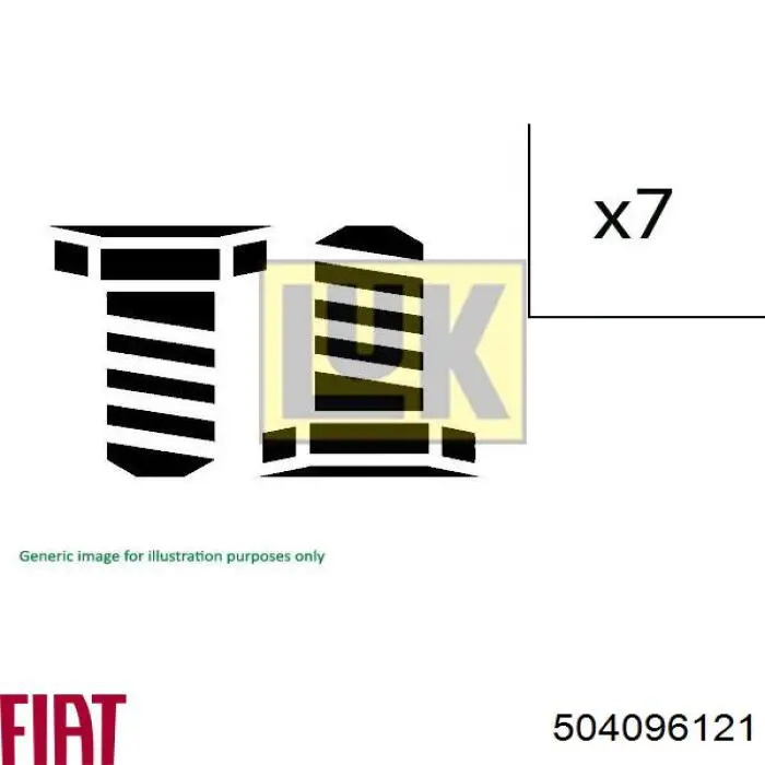 Купити 504096121 Fiat/Alfa/Lancia Болт кріплення маховика
