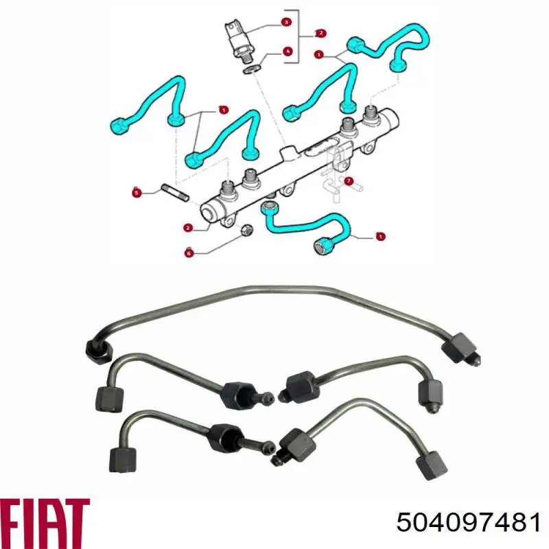 Купити ORK504097481 GP Трубка паливна, комплект