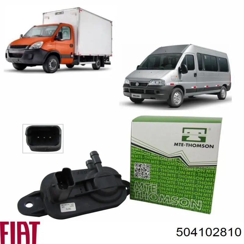 Купити 504102810 Fiat/Alfa/Lancia Датчик тиску вихлопних газів