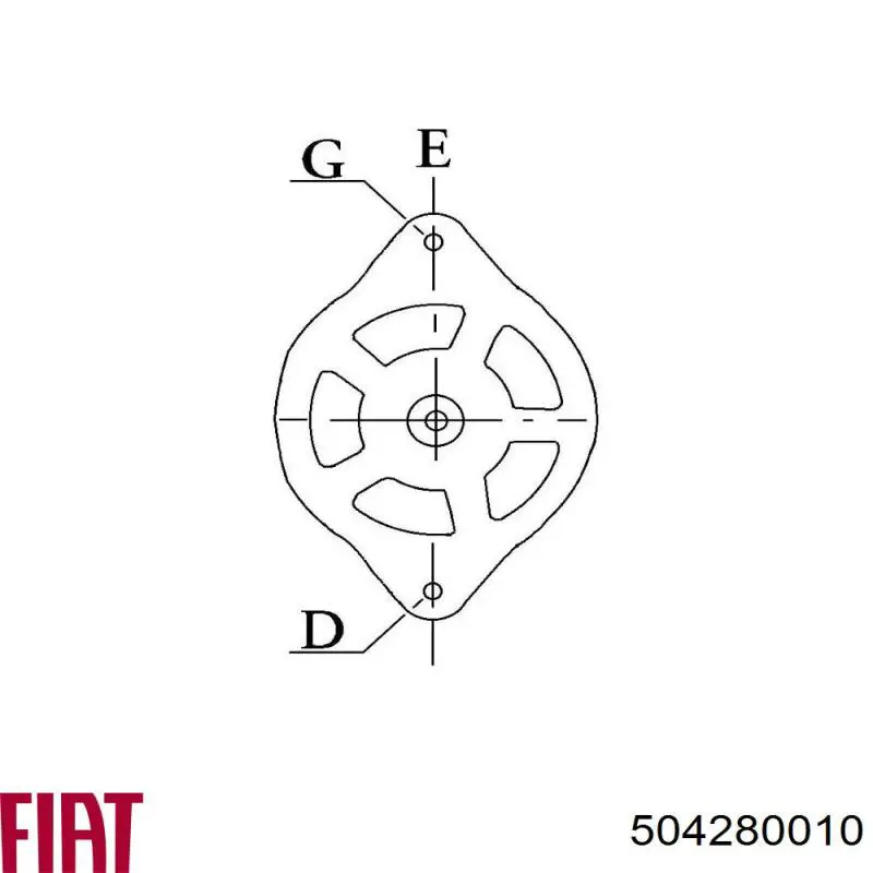 Генератор Fiat/Alfa/Lancia 504280010 ціна, від 256.06 USD