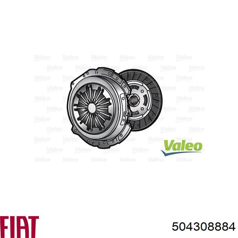 Комплект зчеплення (3 частини) Fiat/Alfa/Lancia 504308884 ціна, від 233.87 USD